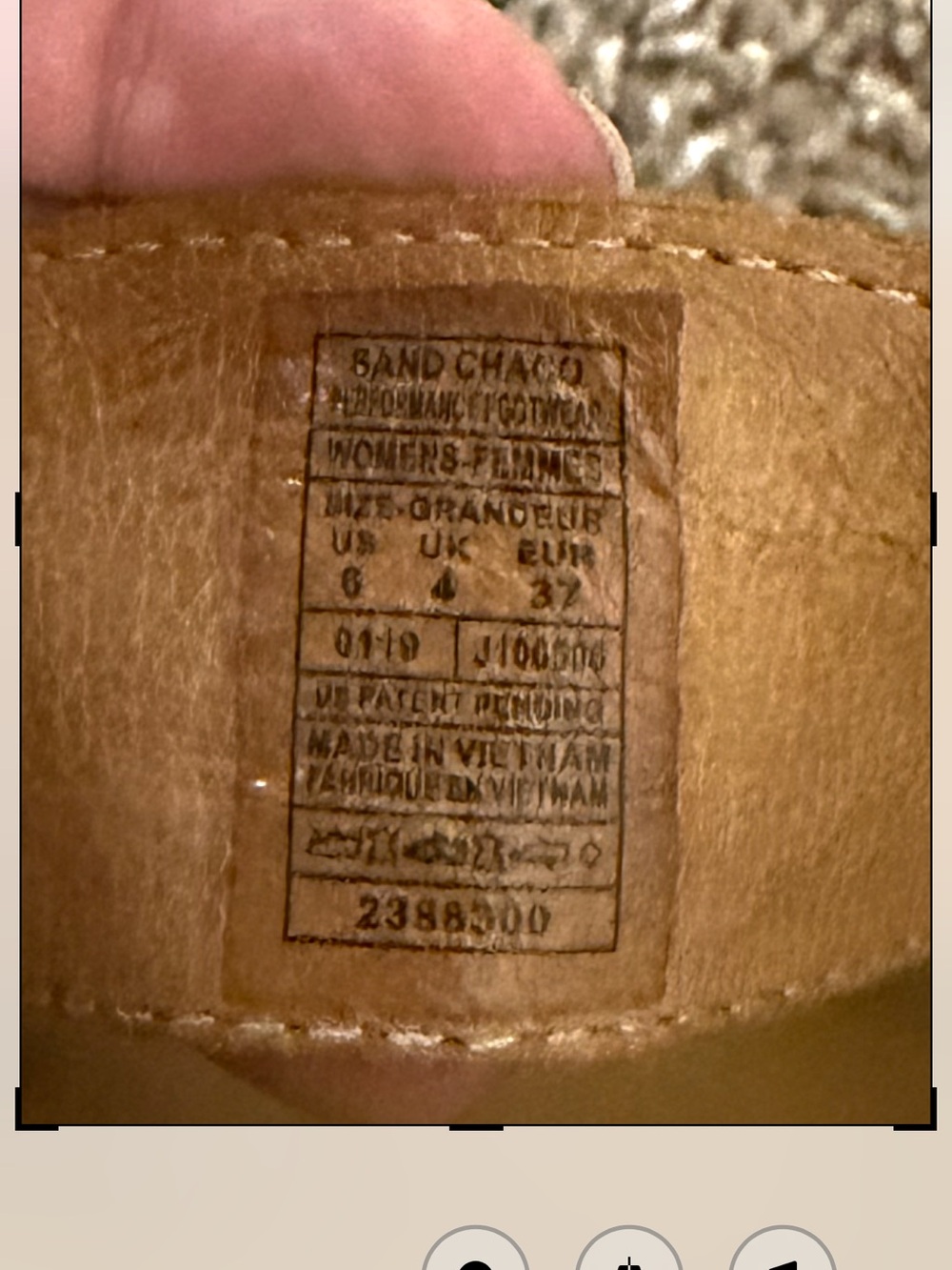 Chaco Women's Tan and Brown Leather T-Strap Sandals - Picture 9 of 9